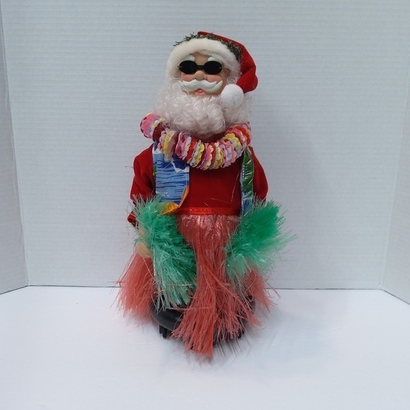 Other - Vintage Rocking Hula Santa Dancing & Singing Hawaiian Santa